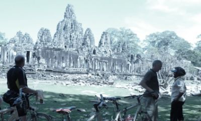 Penny Weir Cycling on the  tour with redspokes